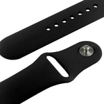 Dây đồng hồ thể thao cao su hiệu suất cao cho Apple Watch Sport 42mm với khóa chốt và gài