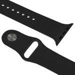 Dây đồng hồ thể thao cao su hiệu suất cao cho Apple Watch Sport 42mm với khóa chốt và gài
