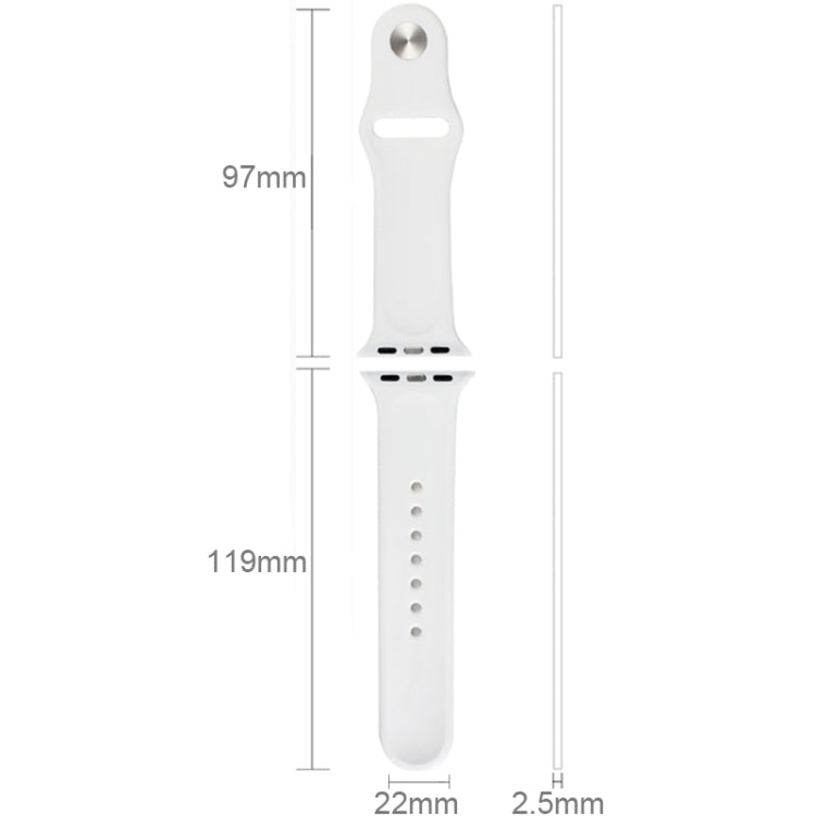Dây đồng hồ thể thao cao su hiệu suất cao cho Apple Watch Sport 42mm với khóa chốt và gài