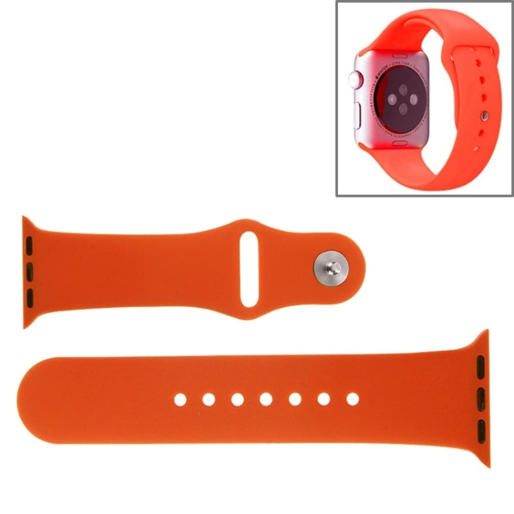 Dây đồng hồ thể thao cao su hiệu suất cao cho Apple Watch Sport 42mm với khóa chốt và gài