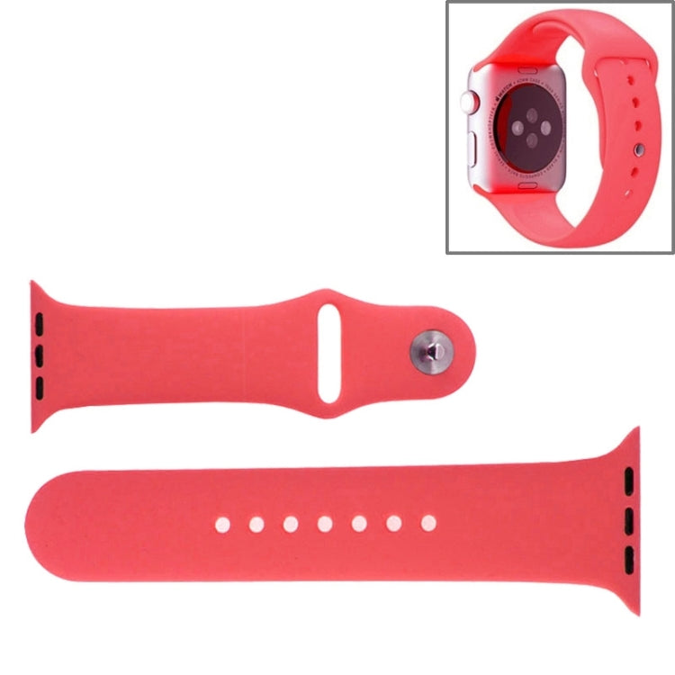 Dây đồng hồ thể thao cao su hiệu suất cao cho Apple Watch Sport 42mm với khóa chốt và gài