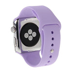 Dây đồng hồ thể thao cao su hiệu suất cao cho Apple Watch Sport 42mm với khóa chốt và gài