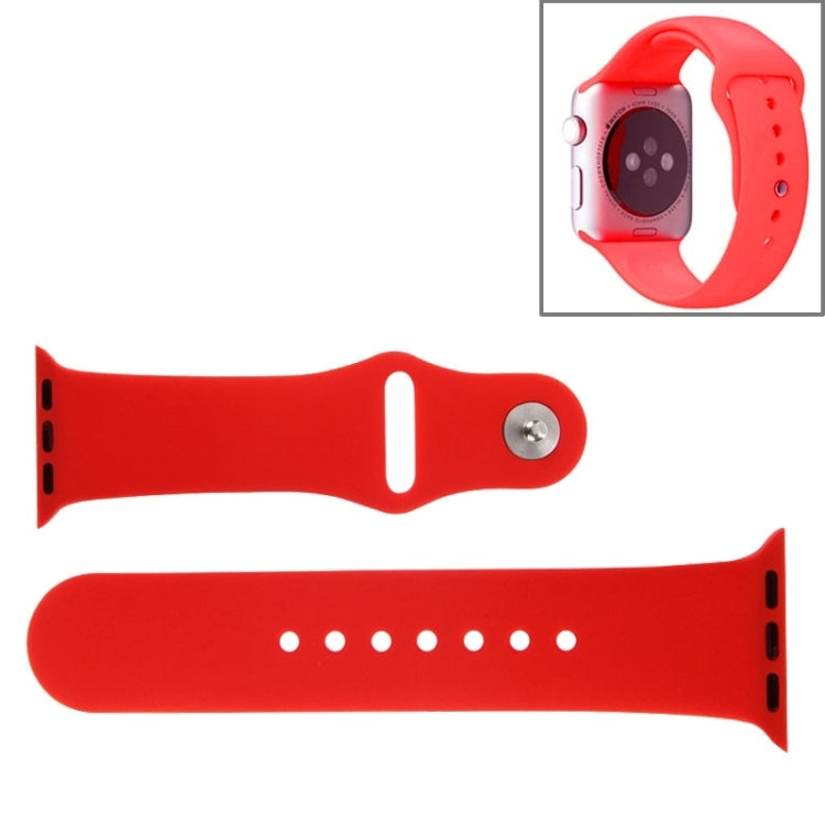Dây đồng hồ thể thao cao su hiệu suất cao cho Apple Watch Sport 42mm với khóa chốt và gài