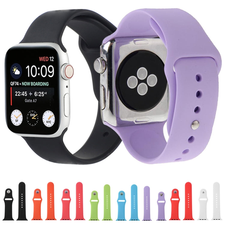Dây đồng hồ thể thao cao su hiệu suất cao cho Apple Watch Sport 42mm với khóa chốt và gài