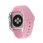 Dây đồng hồ thể thao cao su hiệu suất cao dài hơn cho Apple Watch Sport 42mm với khóa ghim và gập