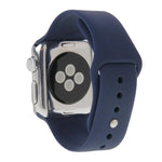 Dây đồng hồ thể thao cao su hiệu suất cao dài hơn cho Apple Watch Sport 42mm với khóa ghim và gập