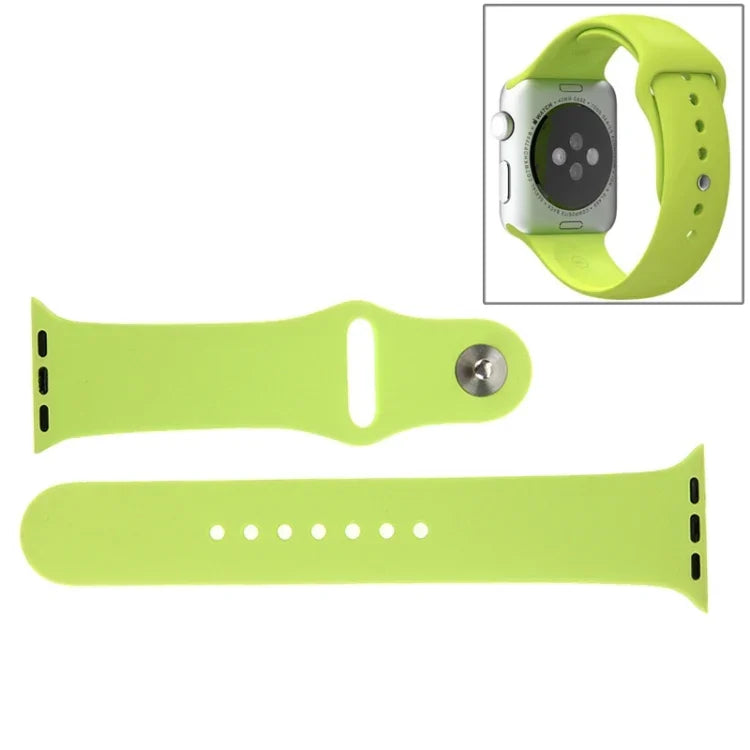 Dây đồng hồ thể thao cao su hiệu suất cao dài hơn cho Apple Watch Sport 42mm với khóa ghim và gập