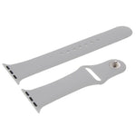Dây đồng hồ thể thao cao su hiệu suất cao dài hơn cho Apple Watch Sport 42mm với khóa ghim và gập