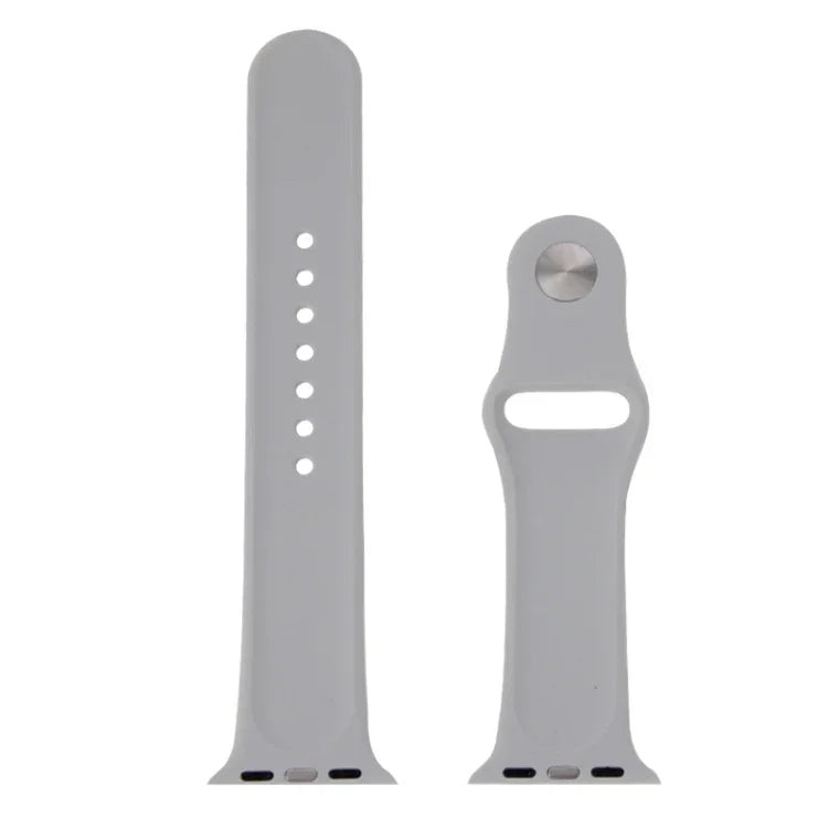 Dây đồng hồ thể thao cao su hiệu suất cao dài hơn cho Apple Watch Sport 42mm với khóa ghim và gập