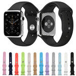 Dây đồng hồ thể thao cao su hiệu suất cao dài hơn cho Apple Watch Sport 42mm với khóa ghim và gập