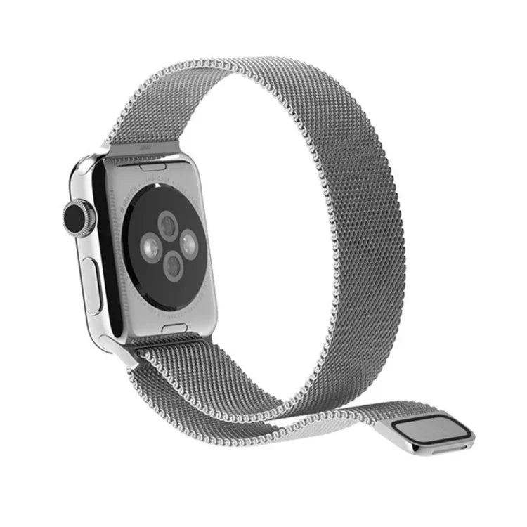 Dây đồng hồ thép không gỉ từ tính Milanese Loop cho Apple Watch 38mm, Dành cho Apple Watch 42mm / 41mm / 40mm / 38mm