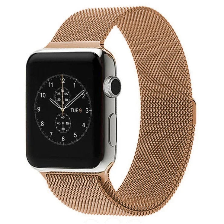 Dây đồng hồ thép không gỉ từ tính Milanese Loop cho Apple Watch 42mm, Dành cho Apple Watch 46mm / 49mm / 45mm / 44mm
