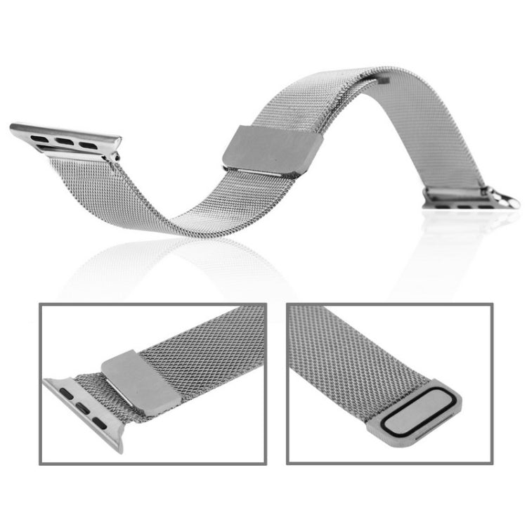 Dây đồng hồ thép không gỉ từ tính Milanese Loop cho Apple Watch 42mm, Dành cho Apple Watch 46mm / 49mm / 45mm / 44mm