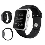 Dây đồng hồ cao su 3 trong 1 với khóa chốt cho Apple Watch Series 10 42mm / 9&8&7 41mm / SE 3&SE 2&6&SE&5&4 40mm / 3&2&1 38mm, Dành cho Apple Watch Series 9&8&7 41mm / SE 3&SE 2&6&SE&5&4 40mm