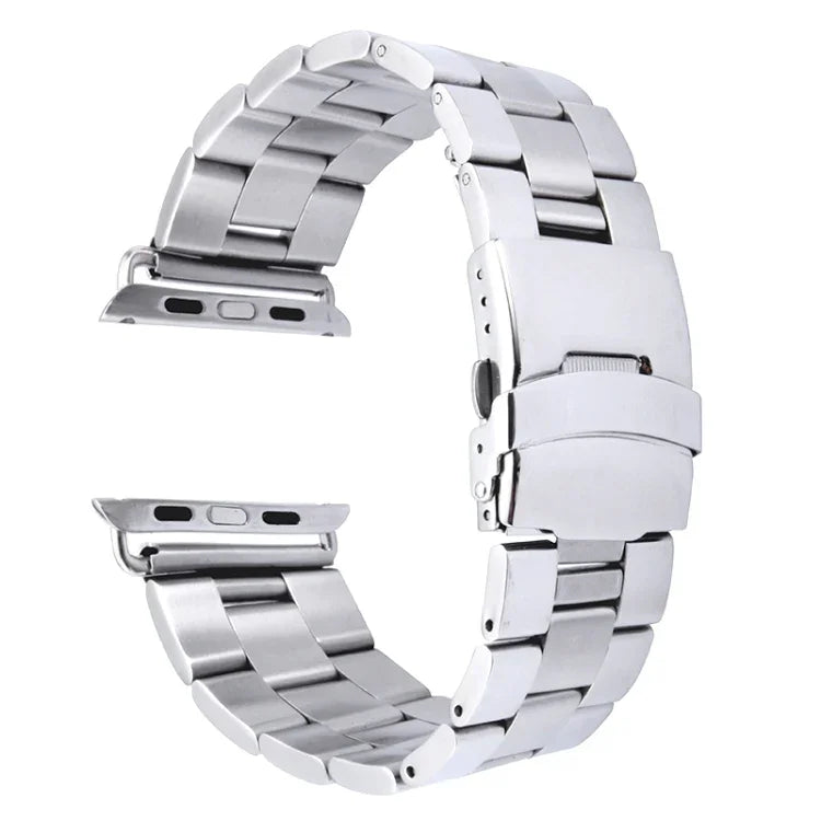 Dây đồng hồ thép không gỉ Classic Buckle cho Apple Watch 38mm