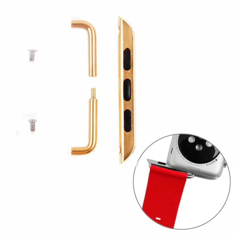 Bộ nối dây kim loại và khóa kim loại cho Apple Watch 38 / 40 / 41mm, cặp
