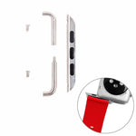 Bộ nối dây kim loại và khóa kim loại cho Apple Watch 42 / 44 / 45mm, cặp