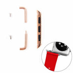 Bộ nối dây kim loại và khóa kim loại cho Apple Watch 42 / 44 / 45mm, cặp