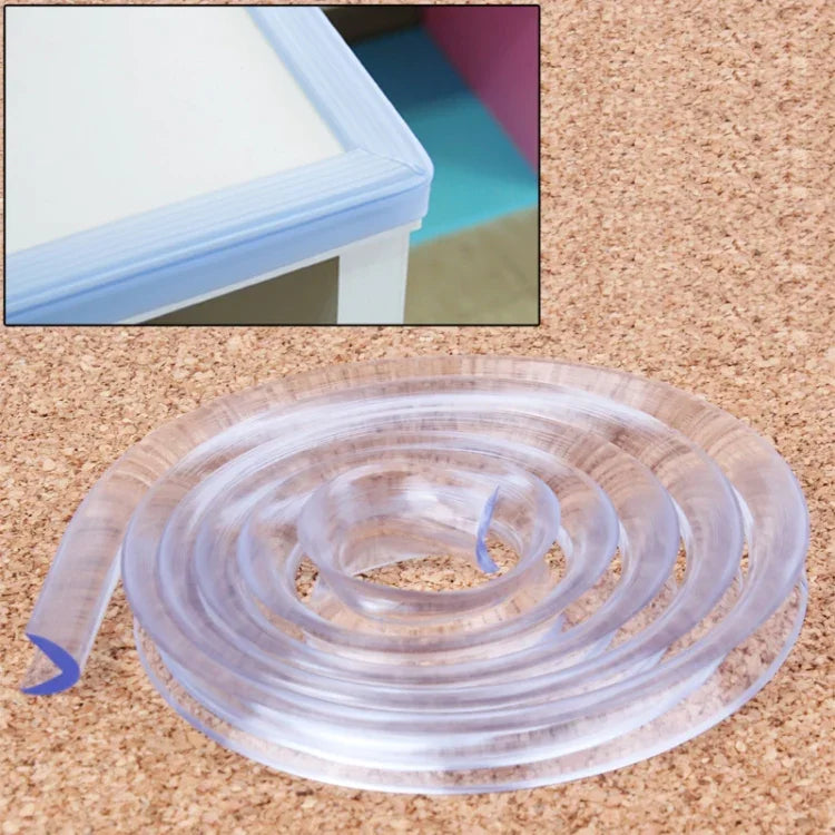 Đệm bảo vệ cạnh bàn an toàn cho bé, đệm mềm, chiều dài: 1m, 100cm (trong suốt)