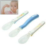 Thìa gel silicone dễ thương cho bé (giao hàng ngẫu nhiên), 3703