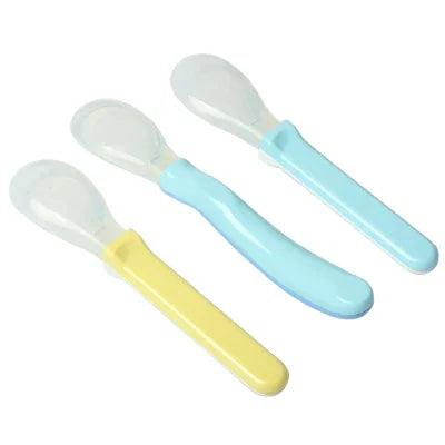 Thìa gel silicone dễ thương cho bé (giao hàng ngẫu nhiên), 3703