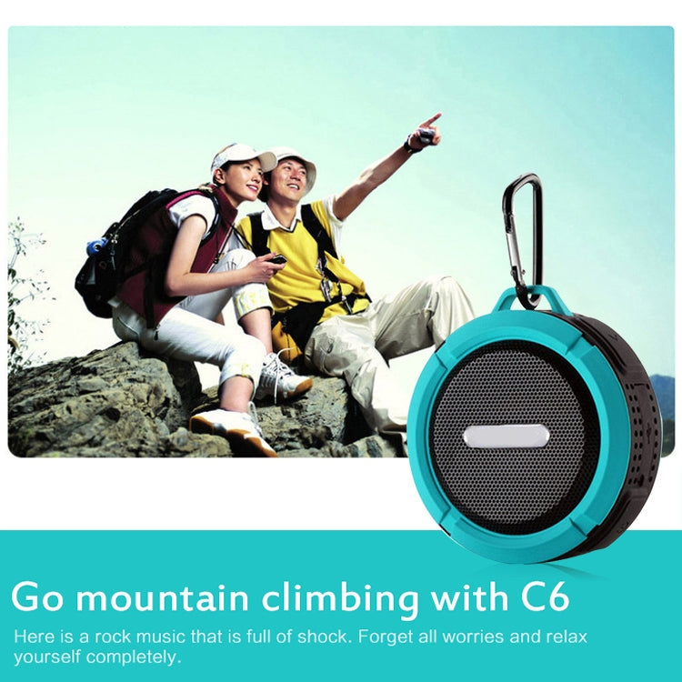 Loa Bluetooth ngoài trời chống nước C6 có đế hút, Hỗ trợ gọi rảnh tay