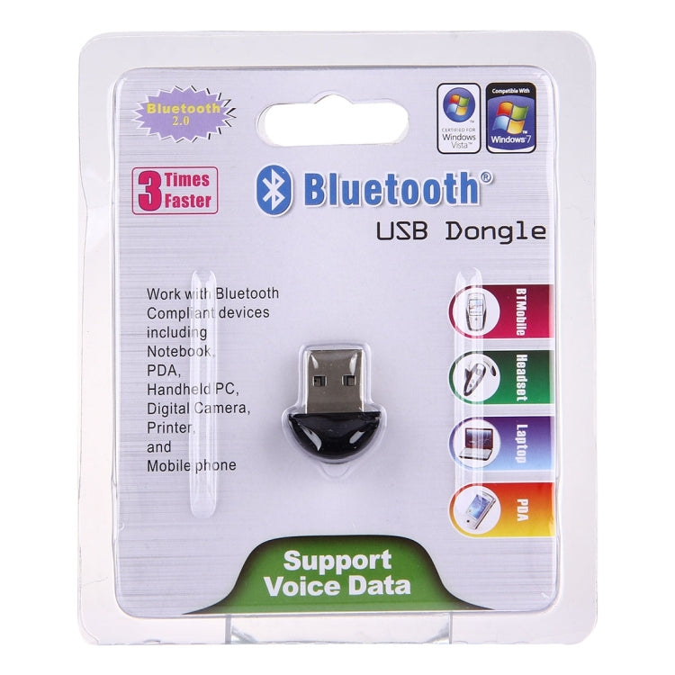USB Bluetooth Không Cần Driver (Adapter) Với Chip CSR, Cắm Là Chạy, Chip CSR