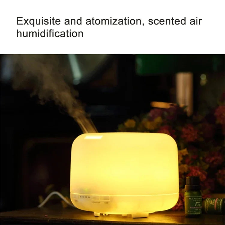 Máy khuếch tán tinh dầu siêu âm với đèn LED nhiều màu (phích cắm US), FU-168