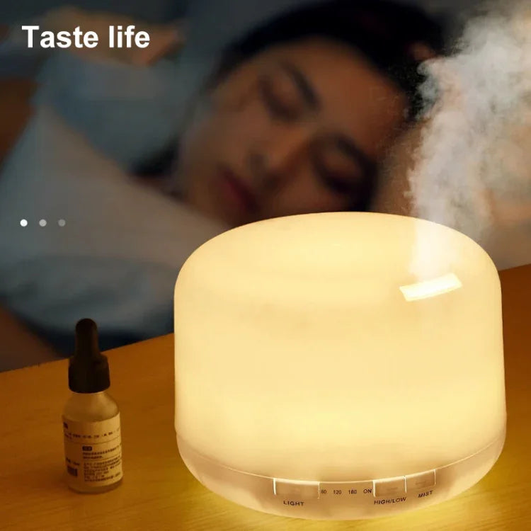 Máy khuếch tán tinh dầu siêu âm với đèn LED nhiều màu (phích cắm US), FU-168