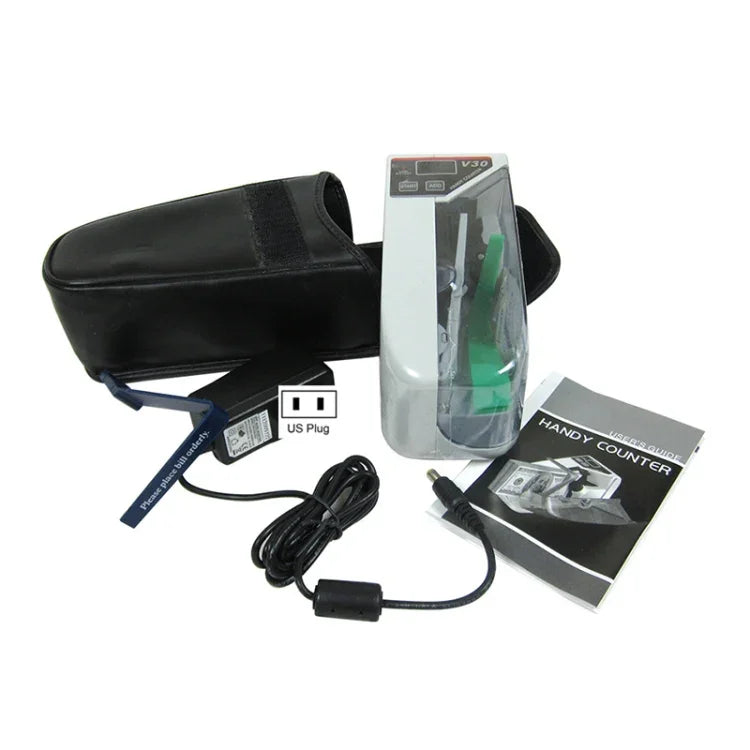 Máy đếm tiền mini đa năng V30, phích cắm US, phích cắm US