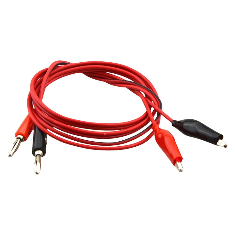 Cáp thử dây đầu cắm chuối sang kẹp cá sấu, chiều dài: 1m