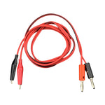Cáp thử dây đầu cắm chuối sang kẹp cá sấu, chiều dài: 1m