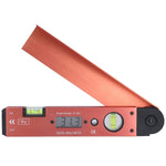 Máy đo góc kỹ thuật số LCD với thước thủy