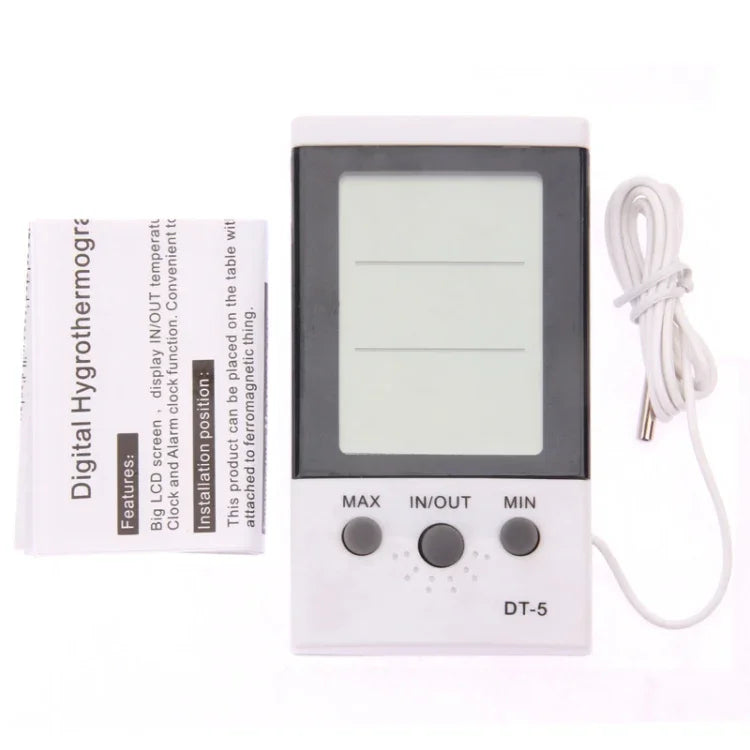 Máy đo nhiệt ẩm kỹ thuật số, nhiệt ẩm kế DT-5, DT-5
