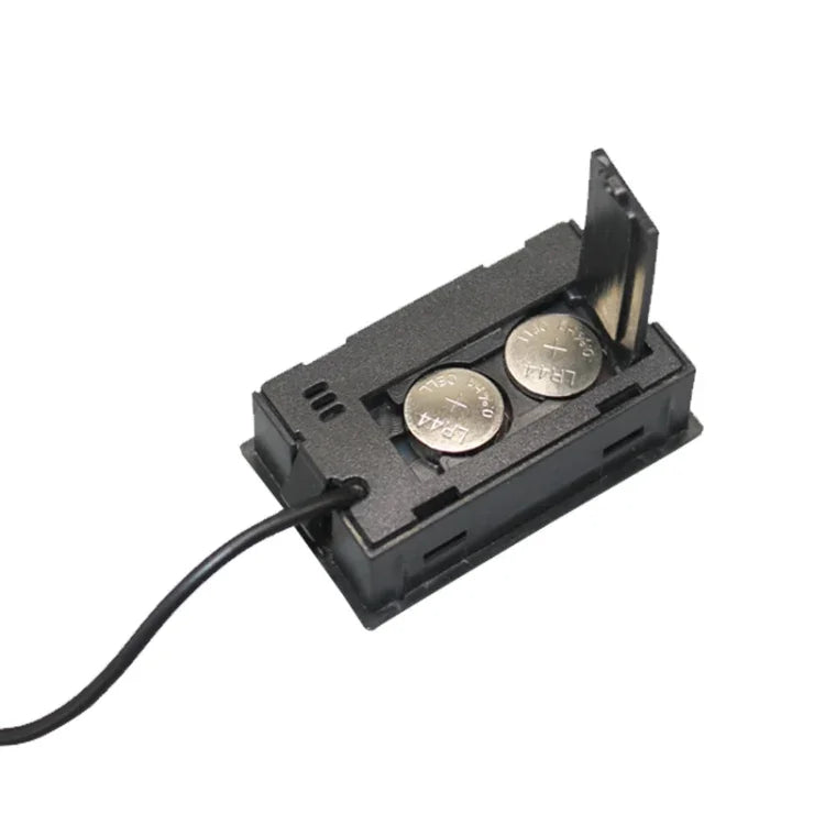 Nhiệt kế kỹ thuật số LCD mini cho tủ lạnh ngăn đá, kích thước lắp đặt 46mm x 26.6mm, chiều dài cáp 1m, PT-2