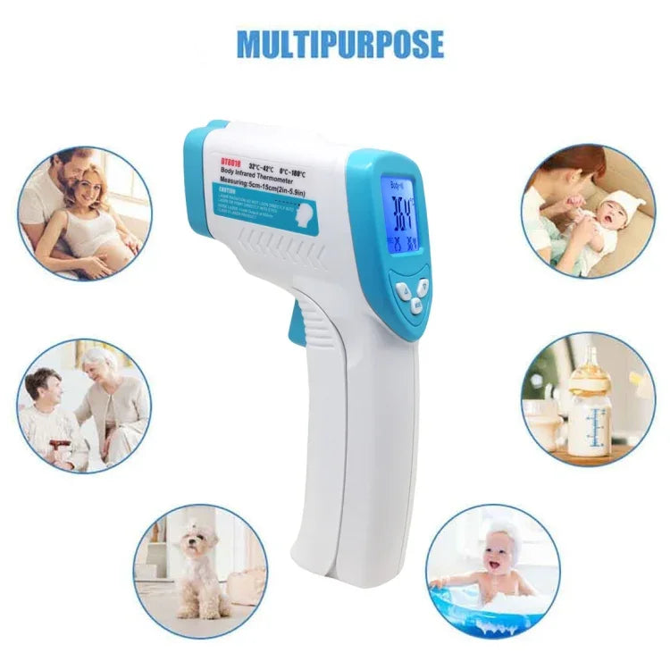 Nhiệt kế hồng ngoại đo trán không tiếp xúc DT8018, phạm vi nhiệt độ: 32.0 độ C - 42.5 độ C, XE-805B