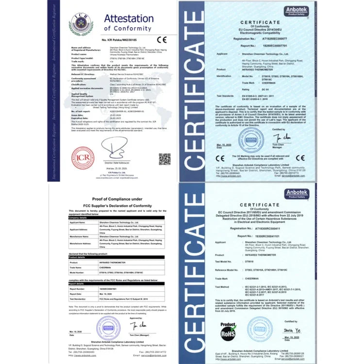 Nhiệt kế hồng ngoại đo trán không tiếp xúc DT8018, phạm vi nhiệt độ: 32.0 độ C - 42.5 độ C, XE-805B