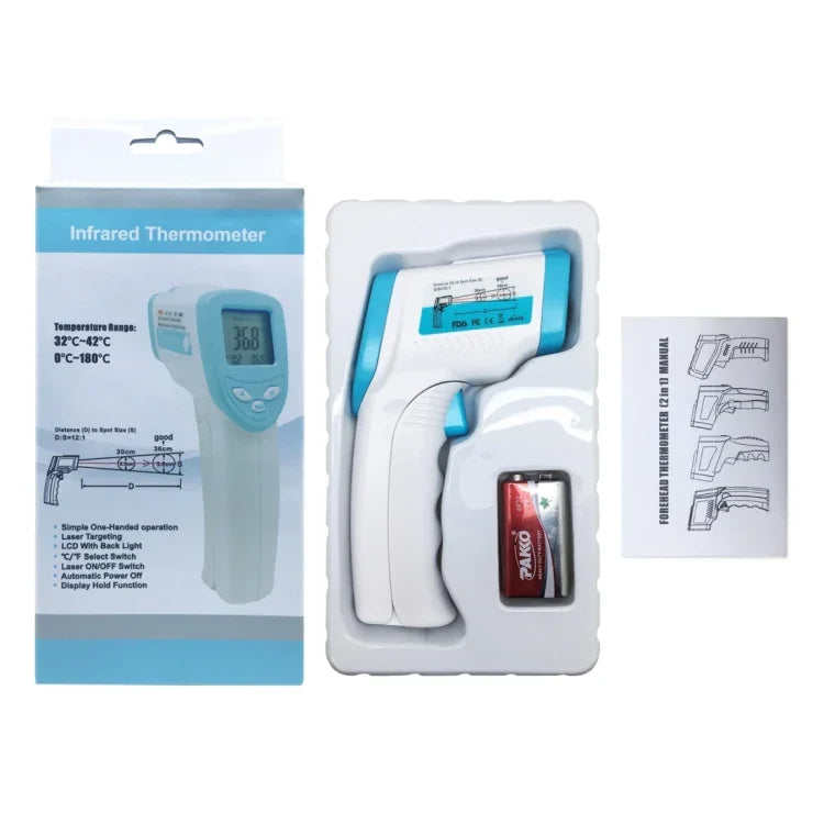 Nhiệt kế hồng ngoại đo trán không tiếp xúc DT8018, phạm vi nhiệt độ: 32.0 độ C - 42.5 độ C, XE-805B