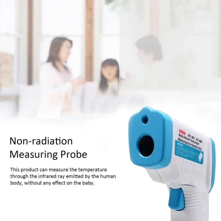 Nhiệt kế hồng ngoại đo trán không tiếp xúc DT8018, phạm vi nhiệt độ: 32.0 độ C - 42.5 độ C, XE-805B