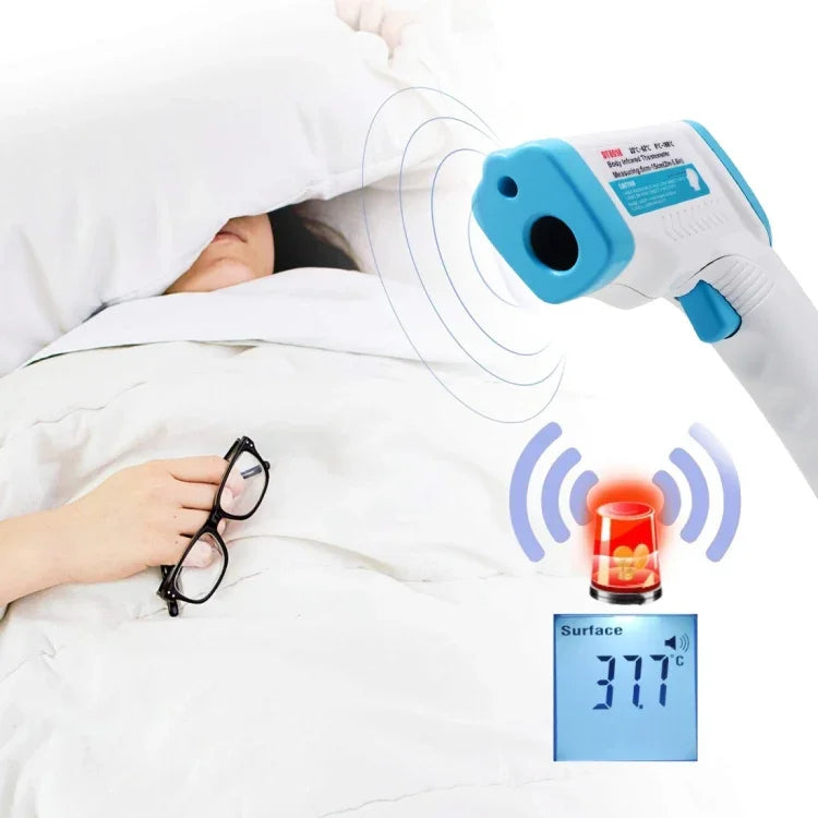 Nhiệt kế hồng ngoại đo trán không tiếp xúc DT8018, phạm vi nhiệt độ: 32.0 độ C - 42.5 độ C, XE-805B