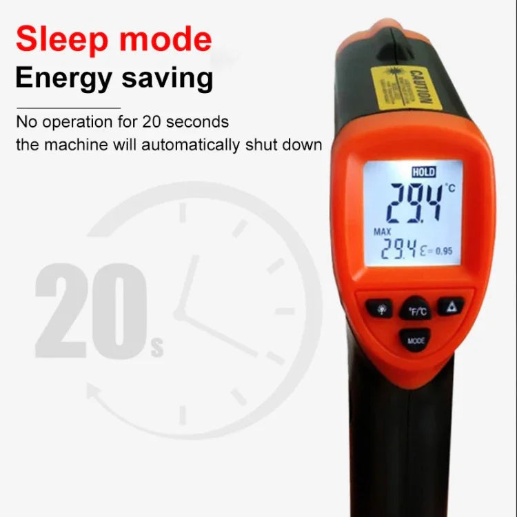 Nhiệt kế hồng ngoại DT-8380, dải nhiệt độ: -50 - 550 độ C, khoảng cách đo: 35cm, Nhiệt kế hồng ngoại