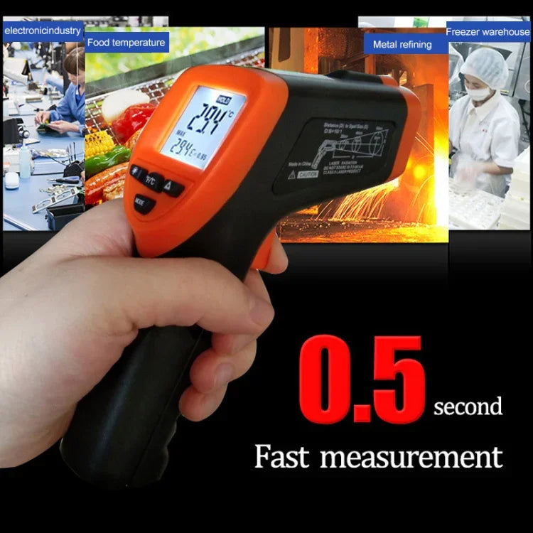 Nhiệt kế hồng ngoại DT-8380, dải nhiệt độ: -50 - 550 độ C, khoảng cách đo: 35cm, Nhiệt kế hồng ngoại