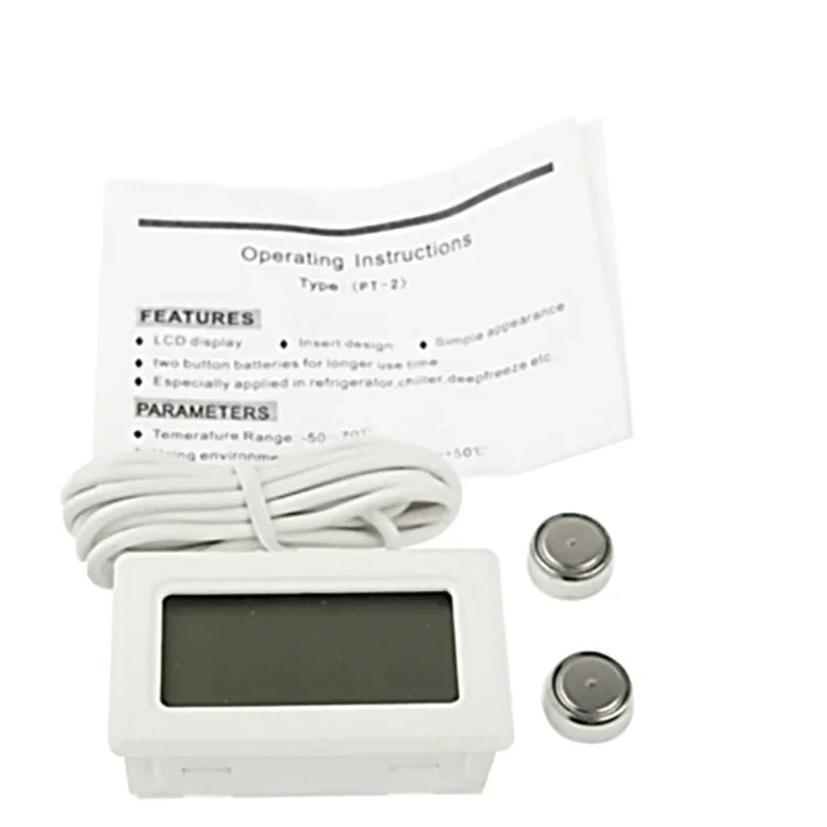 Mini LCD Indoor Digital Thermometer , White, LCD Thermometer