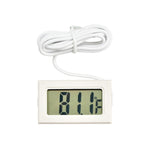 Nhiệt kế kỹ thuật số LCD mini trong nhà (hiển thị độ F), màu trắng, (hiển thị độ F)(Trắng), (hiển thị độ F)(Đen)