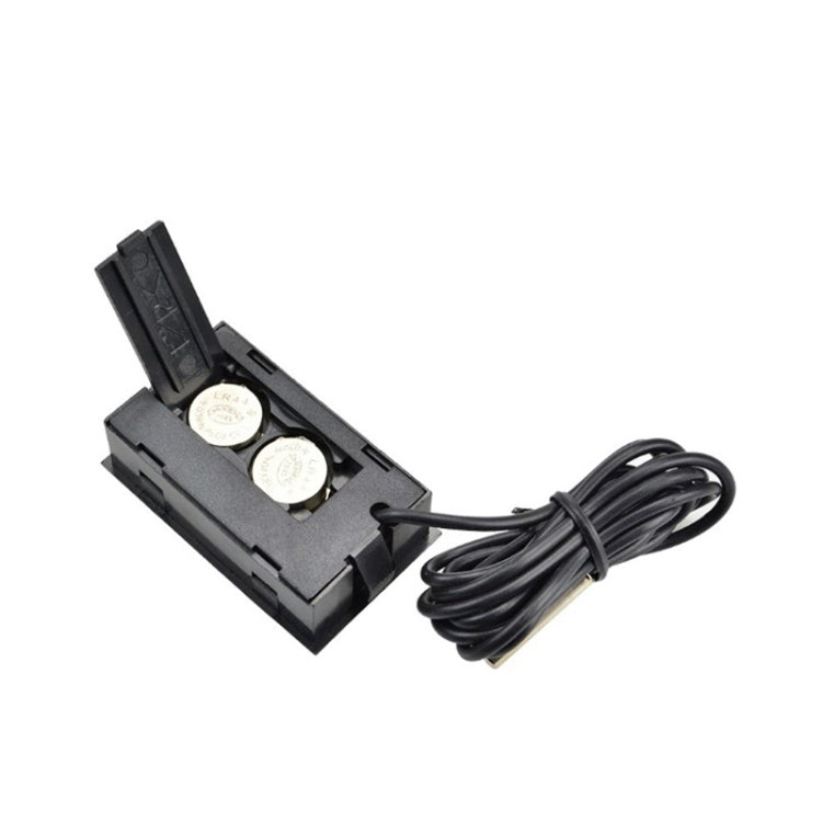 Nhiệt kế kỹ thuật số LCD mini trong nhà (hiển thị độ F), màu trắng, (hiển thị độ F)(Trắng), (hiển thị độ F)(Đen)