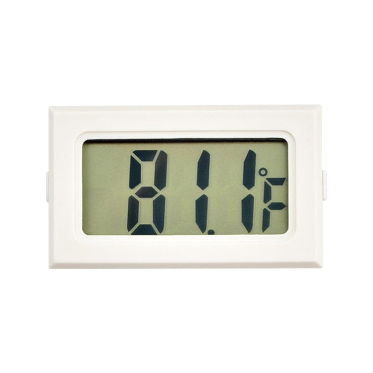 Nhiệt kế kỹ thuật số LCD mini trong nhà (hiển thị độ F), màu trắng, (hiển thị độ F)(Trắng), (hiển thị độ F)(Đen)