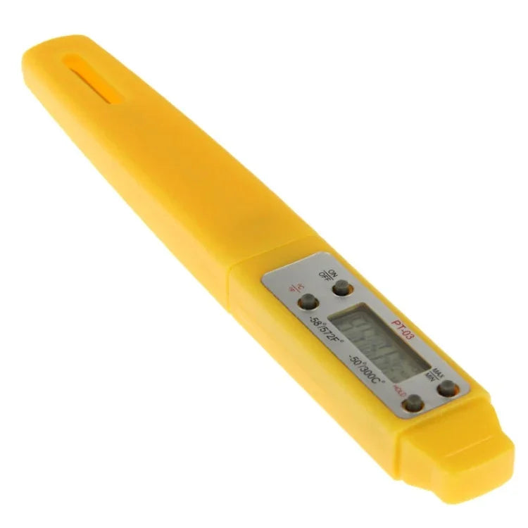 Nhiệt kế thực phẩm kỹ thuật số LCD, phạm vi nhiệt độ: -50 đến 300 độ C, nhiệt kế thực phẩm