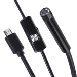 Camera nội soi ống rắn Micro USB chống nước với 6 đèn LED cho điện thoại Android OTG, chiều dài: 1m, đường kính ống kính: 7mm, 7mm