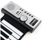 Bàn phím piano mềm cuộn lên Datopal 61 phím MIDI, 61 phím tiêu chuẩn Màu trắng