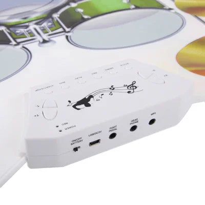 Bộ trống mềm cuộn lên MIDI USB 2.0 MD-1008, Kích thước: 46 x 31cm, Trống điện tử MD-1008